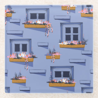 Cool Wall Windows Sommermuster Glasuntersetzer