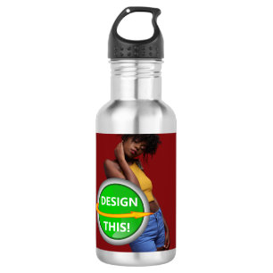 COOL! Wasserflasche (18 oz) Edelstahl - kundenspez