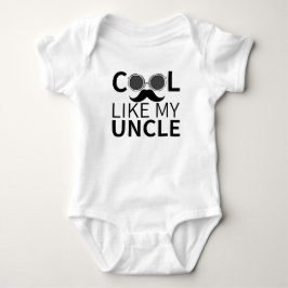 Cool wie mein Onkel Cool für Babykarosserie Baby Strampler