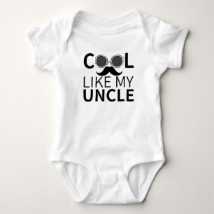 Cool wie mein Onkel Cool für Babykarosserie Baby Strampler