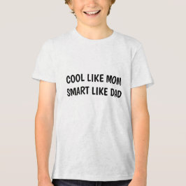 COOL WIE MUTTER SCHLAU WIE VATER Tri-Blend SHIRT
