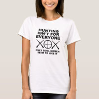 Cool Women like Hunting Funny Hunting Tshirt blass