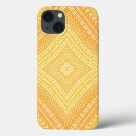Cool Yellow Boho Kaleidoscope Mandala Case-Mate iPhone Hülle
