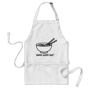 Cool You Don't Know Me UDON Wordplay Funny Apron Schürze
