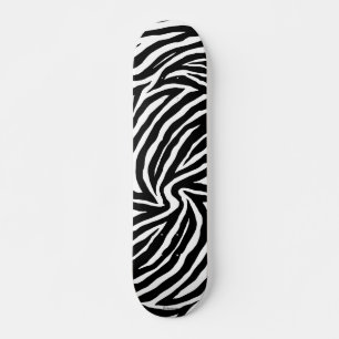 Cool Zebra Stripes Skateboard