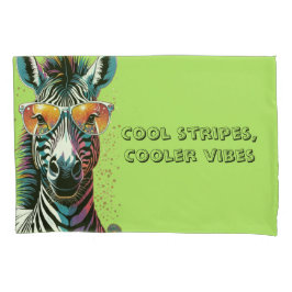 Cool Zebra Vibes Kissenbezug