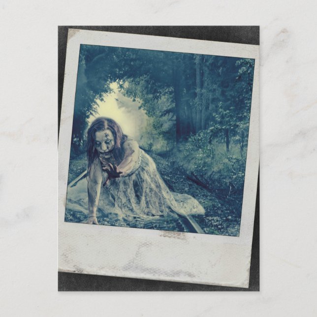 Cool Zombie Girl Postkarte (Vorderseite)