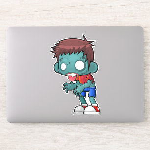 Cool Zombie Typ Creepy Niedlich Aufkleber