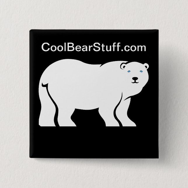 CoolBearStuff.com Button (Vorderseite)