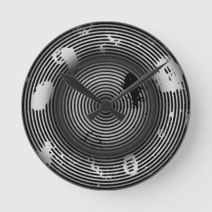 COOLE 3-D Moderne Abstrakte Kunst Runde Wanduhr