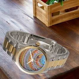 Coole 3-D-Wirkung der Spiraltreppe am Vatikan Armbanduhr