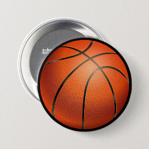 Coole 3D-Basketball-Sport-Fan-Nadel für Spieler Button