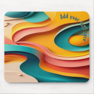 Coole 3D-Farbe des Mauspads