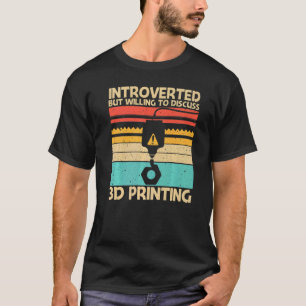 Coole 3D-Printwerbung für Damen und Herren 3D-Druc T-Shirt