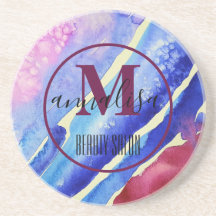 Coole Abstrakte Art Blue Lila Pink Magenta