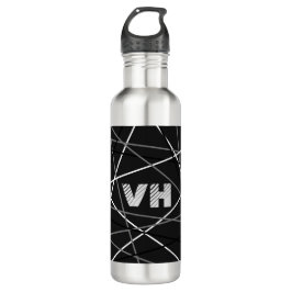 Coole Abstrakte Gitarren-Gitarreninitis Edelstahlflasche