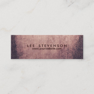 Coole Abstrakte Grunge Artist Business Card Mini Visitenkarte