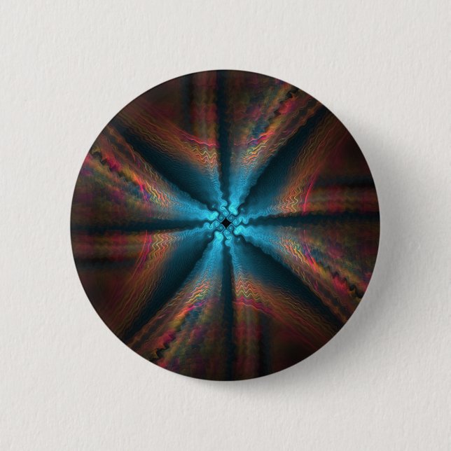 Coole Abstrakte Kunst Button (Vorderseite)