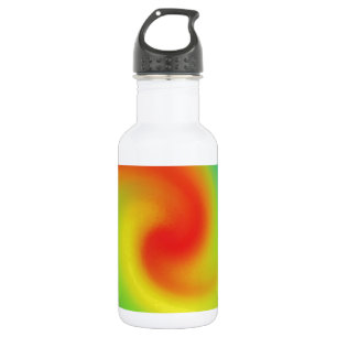 Coole Abstrakte Regenbogenkunst Trinkflasche