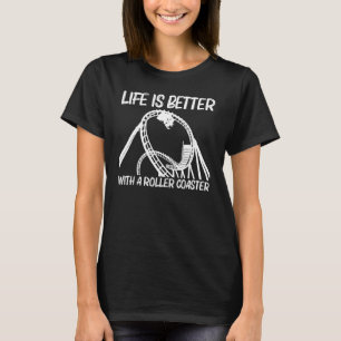 Coole Achterbahn Für Männer Frauen Achterbahn T-Shirt
