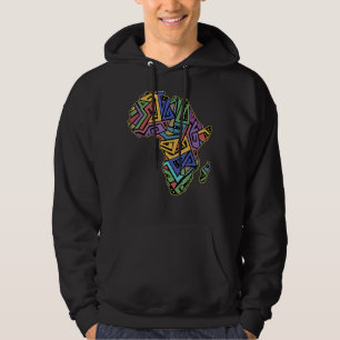Coole Afrika-Karte Afrikaner Geografie-Welt Hoodie