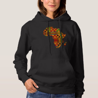 Coole Afrika Karte Kente Tuch für Männer Frauen Af Hoodie