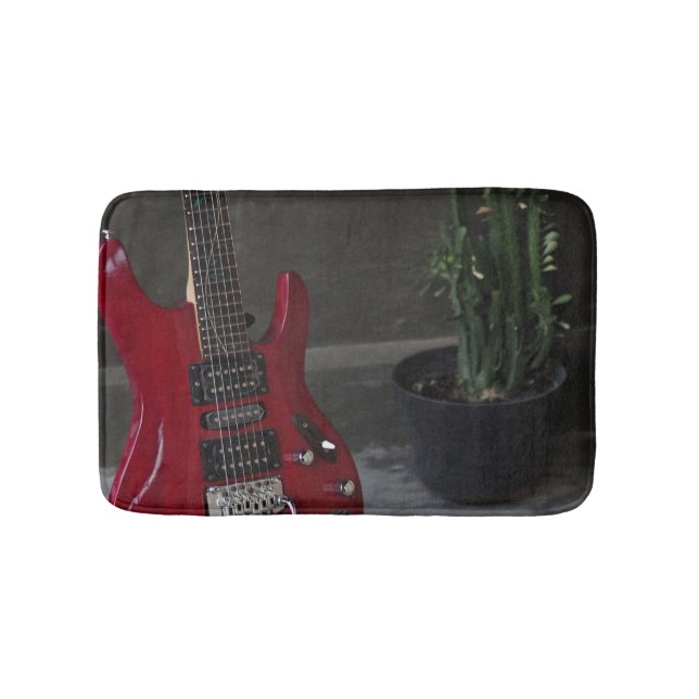 Coole akustische Gitarre Badematte (Vorderseite)