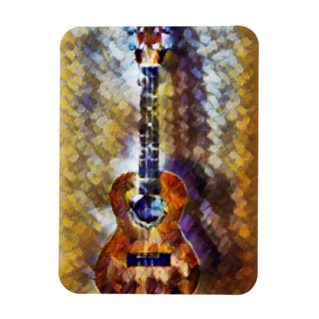 Coole akustische Gitarre Magnet (Vertikal)