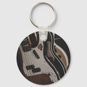Coole akustische Gitarre Schlüsselanhänger