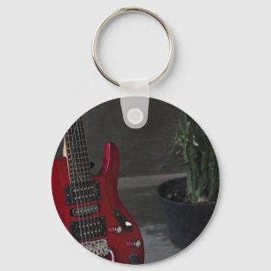 Coole akustische Gitarre Schlüsselanhänger