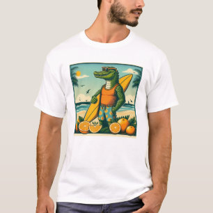 Coole Alligator-Surfs T-Shirt
