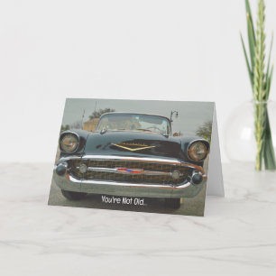 Coole alte klassische Auto-Spaß Old Timer Geburtst Karte