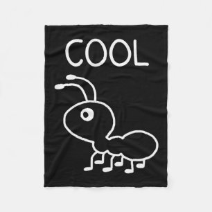 Coole Ameise, Wortspiele, Lustig, Witze, Sarkastis Fleecedecke