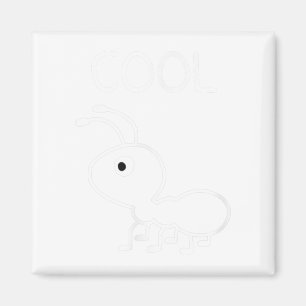 Coole Ameise, Wortspiele, Lustig, Witze, Sarkastis Magnet