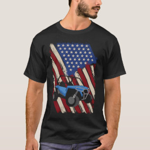 Coole American Flag Dune Buggy Racers T-Shirt