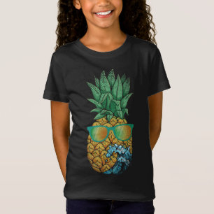 Coole Ananas Exotic Fruit Sonnenbrille Wave Tropic T-Shirt