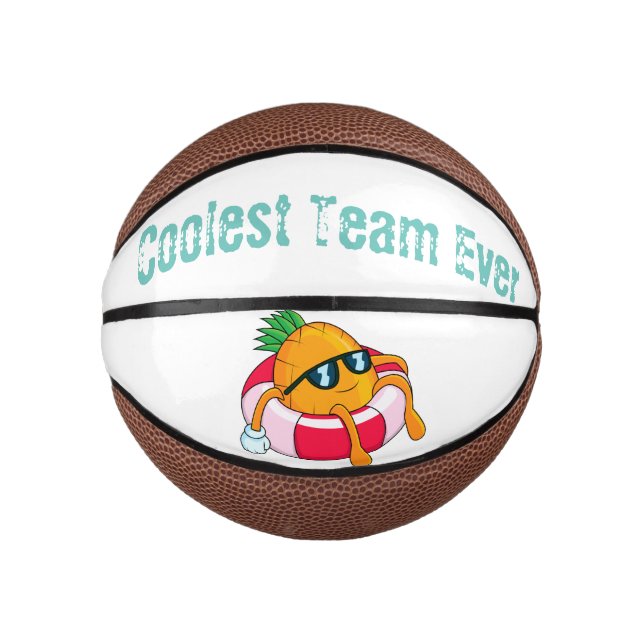 Coole Ananas Mini Basketball (Vorderseite)