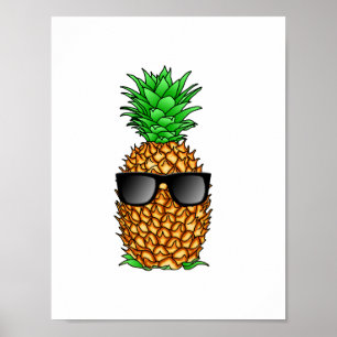 Coole Ananas Poster