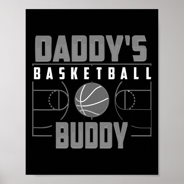 Coole ansprechende Daddy's Sketll Buddy-Geschenk  Poster (Vorne)