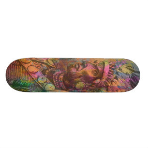 Coole antike gebürtige amerikanischer Ureinwohner Skateboard