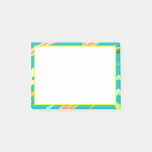 Coole Aqua Abstrakt Liquid Stil moderne Malerei Post-it Klebezettel