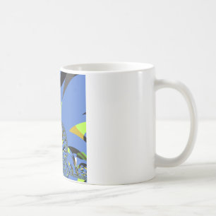 Coole Arches mit Fraktal Spheres Art Design Kaffeetasse