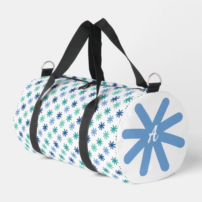 Coole AsteriskS Ozeanfarben Erstklassiges Duffle Bag (Linke Seite)