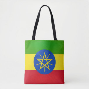 Coole äthiopische Flagge Tasche