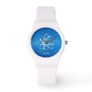 Coole Atom-Symbol  Geek-Uhr Armbanduhr