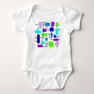 Coole Atomwinkel Baby Strampler