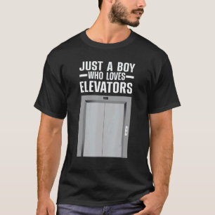 Coole Aufzug Kunst Männer Jungen Kinder Aufzug Mec T-Shirt
