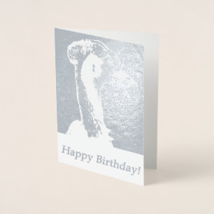 Coole australische Emu Birthday Card Folienkarte