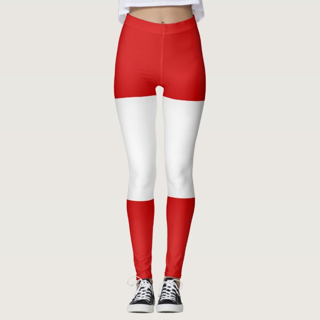Coole Austria Flag Fashion Leggings (Vorderseite)