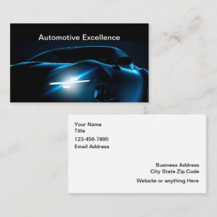 Coole Automobil-Service-Visitenkarten Neu Visitenkarte